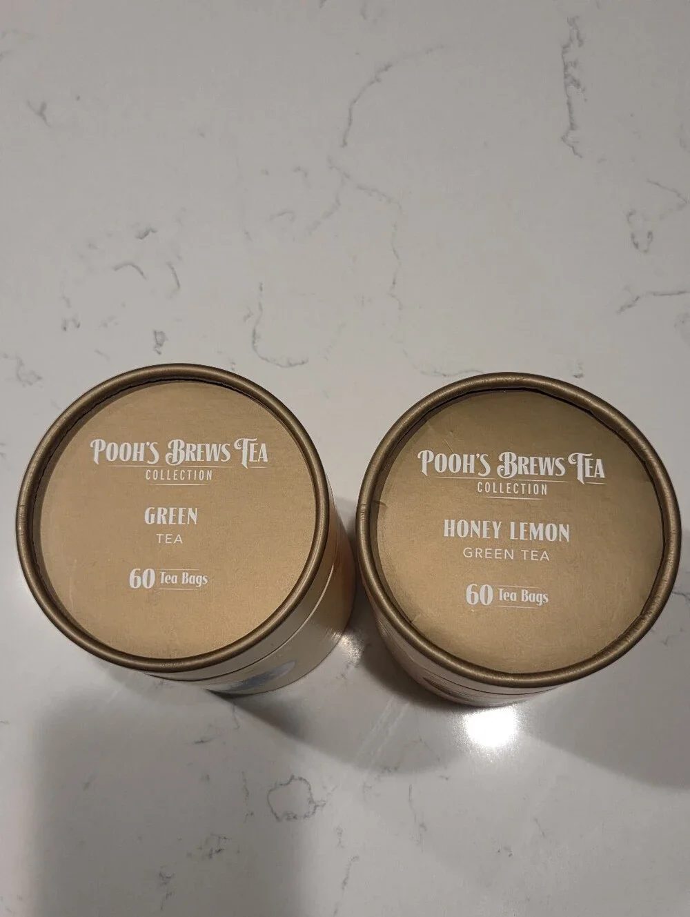 Disney Pooh's Brews Tea Collection Canister Tins (Lot of 2) – Brand New & Sealed